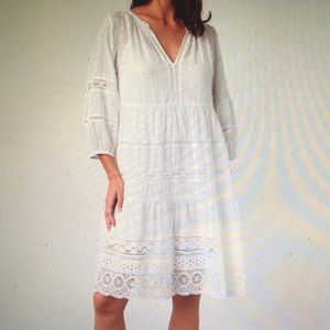 Velvet. Dorothy Lace Boho dress. Indian cotton New